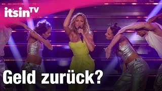 Helene Fischer nach KonzertAbbruch Das passiert mit den Tickets  Its in TV [upl. by Ilera]