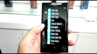 Short Handson with beautiful Nokia Lumia 720 Black running latest Windows Phone 8 [upl. by Eltrym]