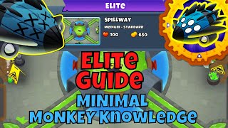 Vortex Elite  GUIDE  Minimal Monkey Knowledge  Spillway BTD6 [upl. by Soren73]