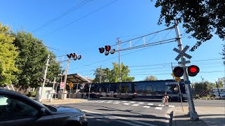 SACRT 415 New Siemens S700 Double Car And SACRT 126  29th Street Railroad Crossing Sacramento CA [upl. by Hintze948]