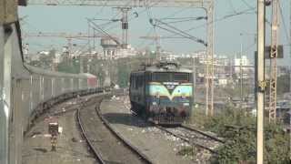 12009 Ahmedabad Shatabdi Express entering Action Packed Surat Station Western Railway [upl. by Cecilio]