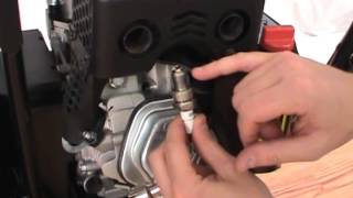 Changing the Spark Plug  McCulloch TwoStage Snow Blower [upl. by Nolly465]