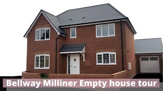 Bellway Milliner  Bellway Rowan  Empty house tour Newbuild house [upl. by Vadim]