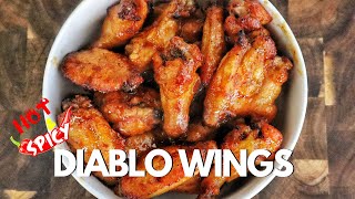 Diablo Wings Recipe  Chicken Wings Recipe In The Oven [upl. by Anerec]