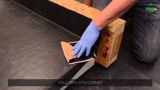 How to Install a Rubber Flat Roof  Part 4  Upstands and Wall Flashing Details [upl. by Aland]