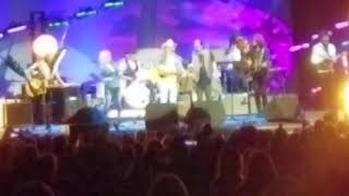 Dwight Yoakam wLucinda Williams Steve Earle King Leg  quotDim Lights Thick Smokequot  Indy 081818 [upl. by Durstin]