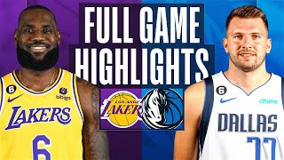 LAKERS at MAVERICKS  FULL GAME HIGHLIGHTS  February 26 2023 [upl. by Hardigg]