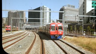 4K cab view  Gawler line before electrification Gawler Central to Adelaide South Australia [upl. by Ahsinal701]