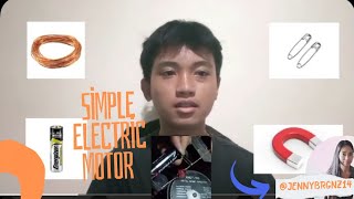 Simple Electric MotorMy sons Performance task in Science10performancetask scienceelectricmotor [upl. by Brandes222]