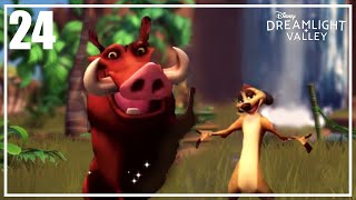 Welcoming Timon And Pumbaa 🪲 I Disney Dreamlight Valley  Season 3 24 I Rebeccas Creations [upl. by Auqcinahs]