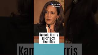 WATCH Kamala Harris Calls 1824 Year Olds Stupid [upl. by Dnama]