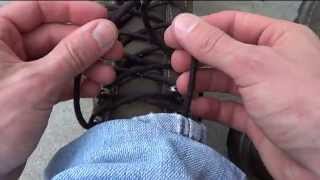 How to Tie a Shoe so it Never Comes Untied or Undone [upl. by Westmoreland]