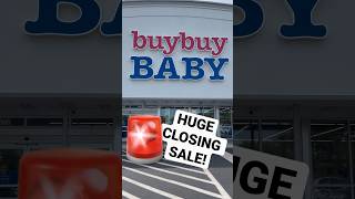 BUY BUY BABYS HUGE CLOSING SALE bankruptcy buybuybaby clearance sale shorts shopwithme [upl. by Tal]