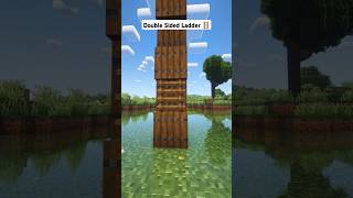 Double Sided Ladder In Minecraft 🪜 shorts minecraft [upl. by Tynan615]