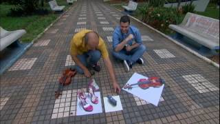 Homem faz desenhos impressionantes em 3D [upl. by Nitsirt]