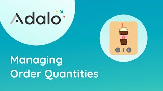 Managing Order Quantities in Adalo [upl. by Onstad]