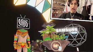 Samsung in the Metaverse  Decentraland Event amp NFT Recap 2 [upl. by Onig]