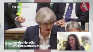 El Brexit va entrevista con Lourdes Heredia periodista mexicana en Londres [upl. by Ttreve]