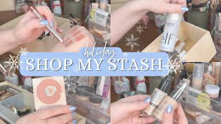 HOLIDAY SHOP MY STASH  vlogmas day 7 [upl. by Merriman782]