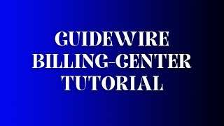 Guidewire Billing Center Training  Plans amp Entities in Billing Center Tutorial  Guidewire Training [upl. by Hsemin]