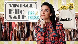 A day of shopping at VINOKILO  VINTAGE KILO SALE  Tips amp Tricks [upl. by Landmeier]