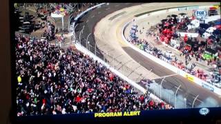 Denny Hamlin 2015 Martinsville Burnout [upl. by Flann48]