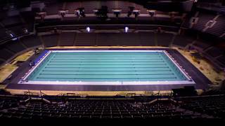 OMAHA  Olympic Trials pool installation in record time [upl. by Obola]