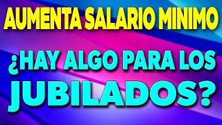 AUMENTA el SALARIO MINIMO ¿Cuáles son las PENSIONES y asignaciones que SUBEN ✅ [upl. by Pernell455]