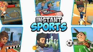 Instant Sports plus Gameplay on PS4  Silly sports with friends 4K HDR TV [upl. by Harshman]