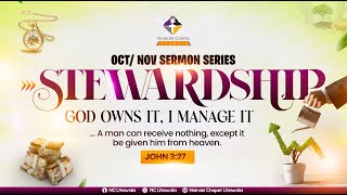 STEWARDSHIP IN THE CHURCH AND FAMILY PT2  SUNDAY 1ST SERVICE  DR ROBERT ASWANI  10112024 [upl. by Ayama]