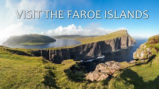 VISIT THE FAROE ISLANDS 4K AERIAL [upl. by Enahsal]