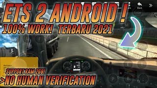 CARA DOWNLOAD DAN MAIN EURO TRUCK SIMULATOR 2 DI ANDROID TANPA HUMAN VERIFICATION TERBARU 2021 [upl. by Ecyor]