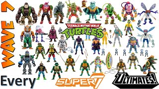 see newer video Every Super7 Ultimates TMNT Teenage Mutant Ninja Turtles adding Wave 7 reveals [upl. by Ailev]