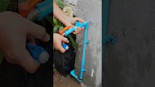 Technique to fix PVC pipe faucet low water pressure shorts [upl. by Yhtomot104]