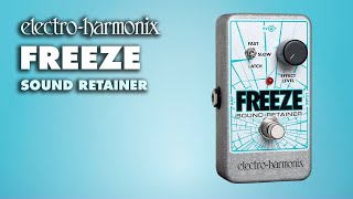 ElectroHarmonix Freeze Sound Retainer EHX Pedal Demo [upl. by Sillig]