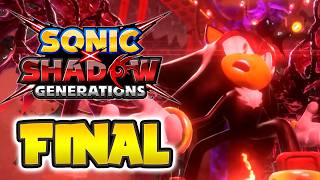 SHADOW SE DESPIDE😭  SONIC X SHADOW GENERATIONS PS5 FINAL  Gameplay Español [upl. by Nayrb]