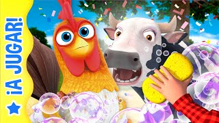 Juegos y Aprendizaje en la Hora del Baño👨🏻‍🌾 LA GRANJA DE ZENON 🌈 MIX 🌈 A JUGAR 🥳 [upl. by Ayhtin]