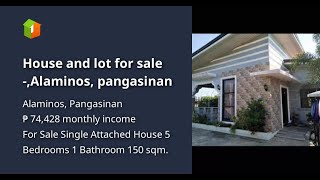 House and lot for sale Alaminos pangasinan [upl. by Elletnwahs]