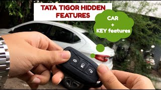 TATA Tigor Hidden Features  Car  Key Features  Unknown Features [upl. by Notsehc]