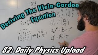 Deriving The Klein Gordon Equation Relativistic Quantum [upl. by Ravahs]