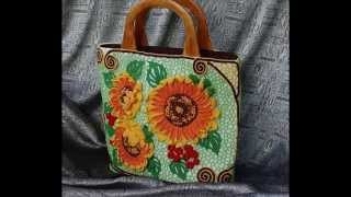 Вязаные сумки крючком ручная работы идеи сумок Knitted bags crochet handmade [upl. by Cirilo]