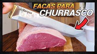 MELHORE SEU CHURRASCO  FACAS DA CUTELARIA VARGAS  LADO R [upl. by Windham]