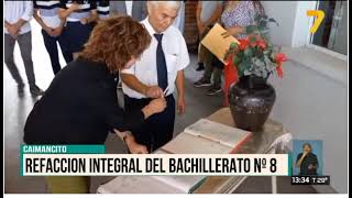 221024  Caimancito refacción integral del Bachillerato 8 [upl. by Cogen]