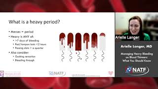 Heavy Menstrual Bleeding While on Blood Thinners [upl. by Odlawso963]