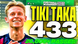 The BEST Tiki Taka FM23 Tactic 67 Possession  Quadruple Won  Best FM23 Tactics [upl. by Ettenotna]