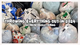 FULL VIDEO 30 DAYS OF DECLUTTERING ✅ THROWING OUT EVERYTHING I OWN IN 2024  CLEANING MARATHON ✨ [upl. by Lemak]