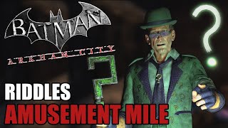 Amusement Mile  Riddles  Batman Arkham City [upl. by Naerda286]