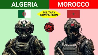 Algeria vs Morocco Military Power Comparison 2024 [upl. by Dreyer213]