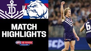 Mundy plays game 300  Fremantle v Western Bulldogs Highlights  Round 6 2019  AFL [upl. by Ymaj]