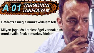 Targonca A01 tétel Munkagép Tanfolyam 2023 OKJ utáni tételsor [upl. by Artemus]